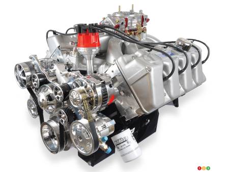 Big block : Parfait exemple du «big block», ce Ford Shot Gun de 429 pouces cubes (ou Boss 429) est visiblement massif!